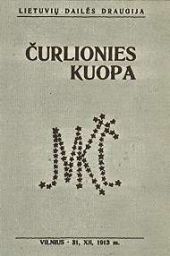 The cover of "Ciurlionies kuopa"