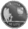 50 Lt proginė moneta - II pusė